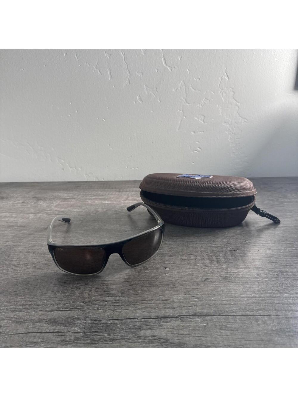 Maui Jim Sunglasses BYRON BAY MJ 746-03F MARLIN BLUE GRAY WITH CASE Rectangle